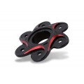 CNC Racing NEW STYLE Black/Red or Gold BI-COLOR 6 Hole Rear Sprocket Flange for Ducati Panigale / Streetfighter V4 / S / R / Speciale